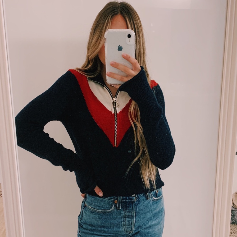 Zara half zip sweater
